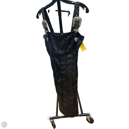 Dress Casual Midi By Fashion Nova In Black, Size: M