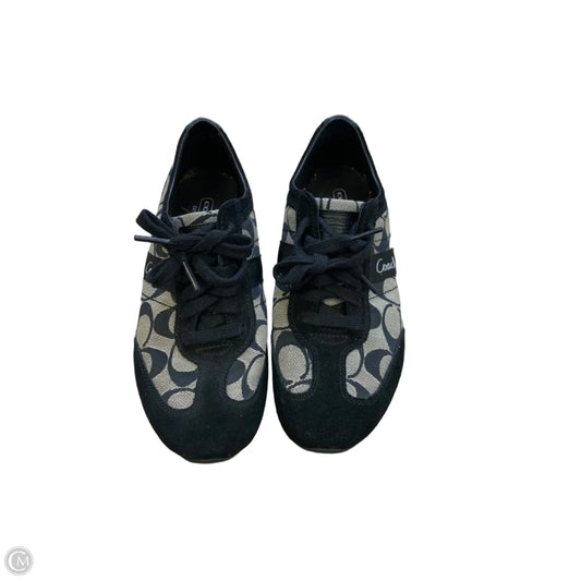 Shoes Designer By Coach In Black & Cream, Size: 7