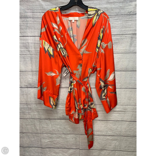 Top Short Sleeve By Cmf In Orange, Size: Xl