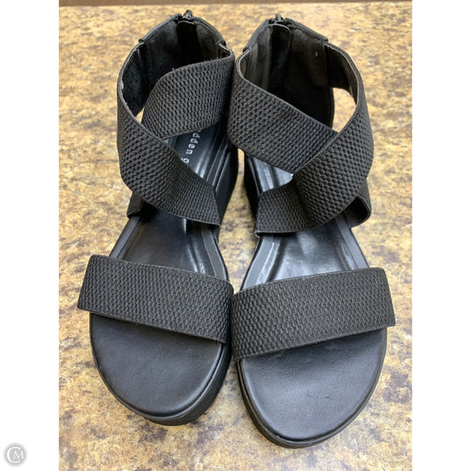 Sandals Heels Platform By Madden Girl In Black, Size: 8