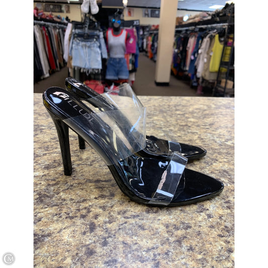 Sandals Heels Stiletto By Cmf In Clear, Size: 10
