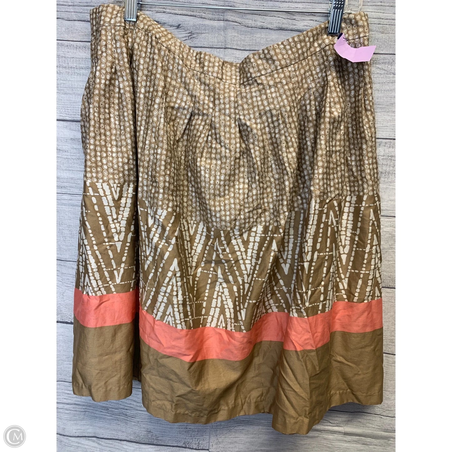 Skirt Midi By George In Tan, Size: 16