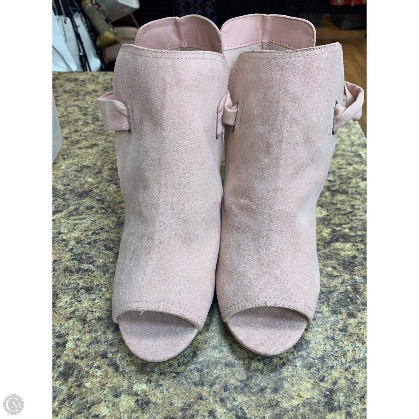 Shoes Heels Block By Cmf In Pink, Size: 12