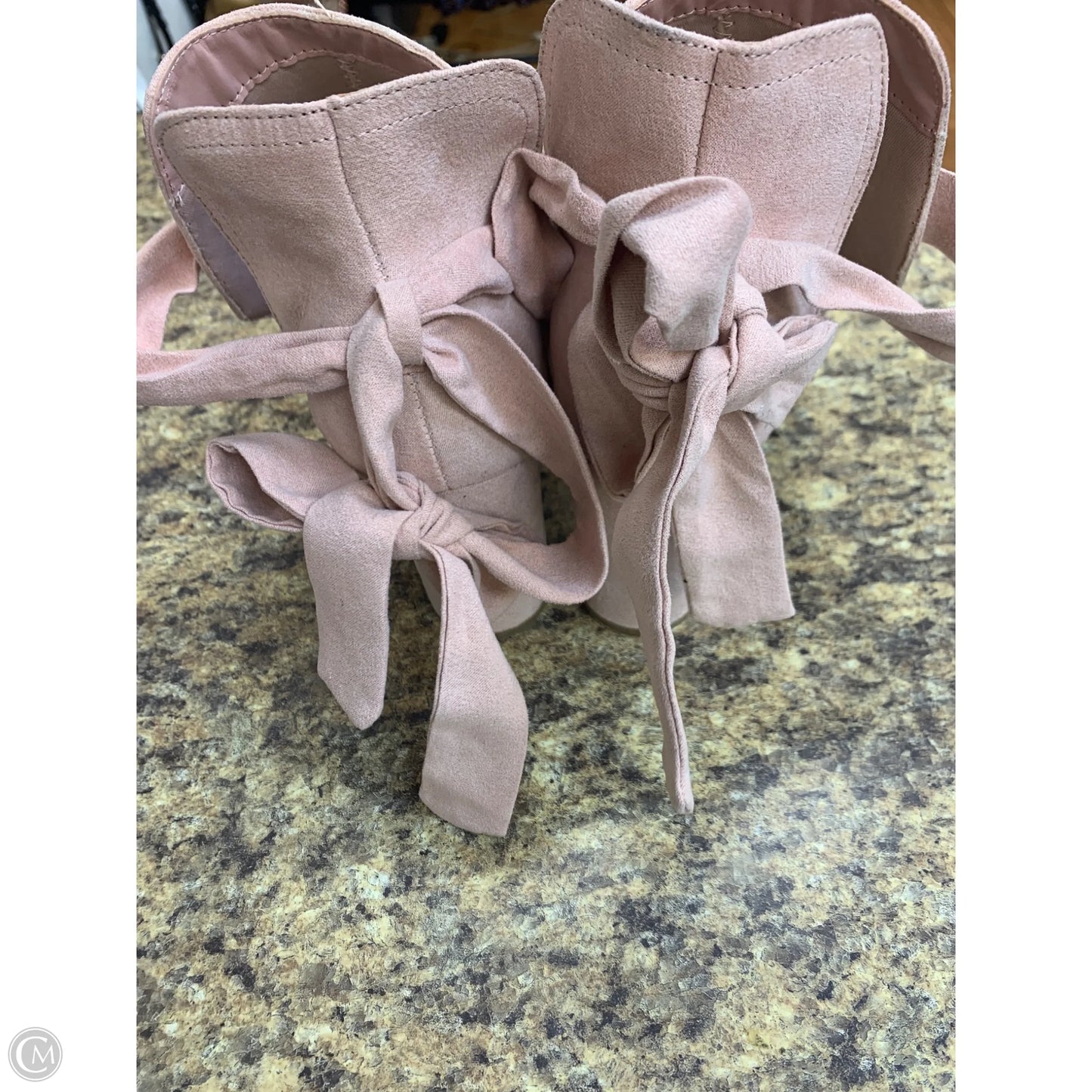 Shoes Heels Block By Cmf In Pink, Size: 12