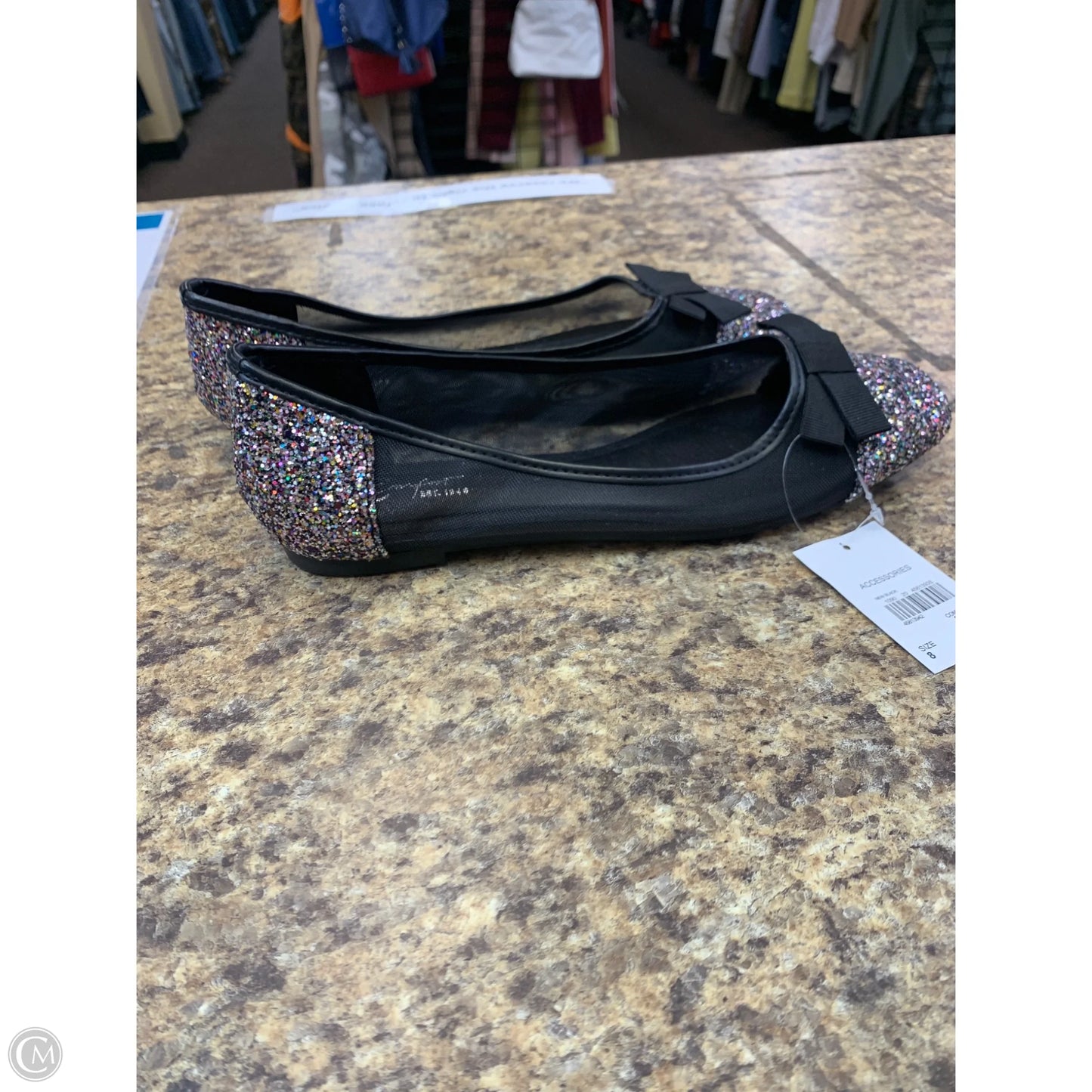 Shoes Flats By Comfort Casual In Black, Size: 8