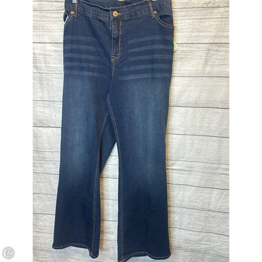 Jeans Boot Cut By Faded Glory In Blue Denim, Size: 22