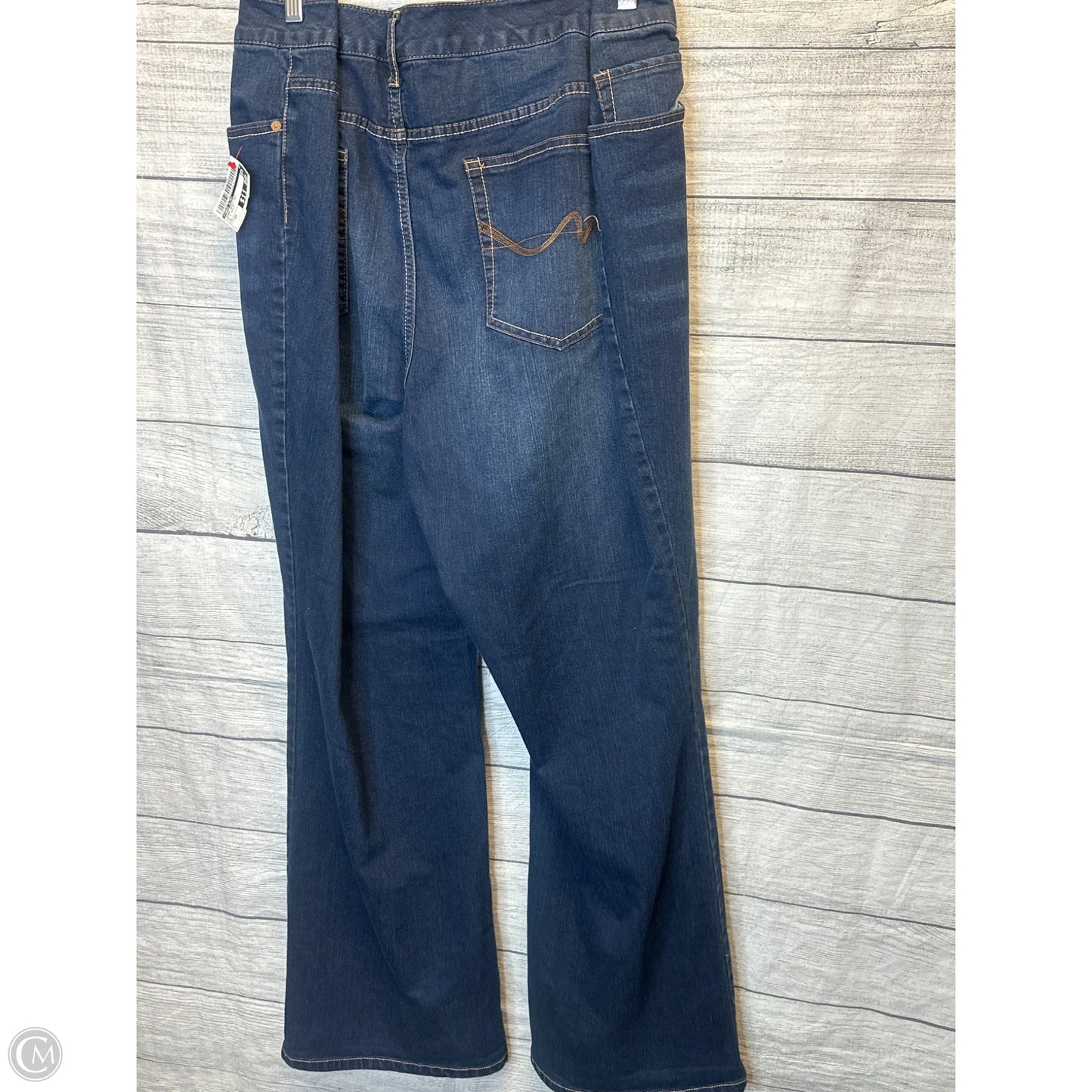Jeans Boot Cut By Faded Glory In Blue Denim, Size: 22
