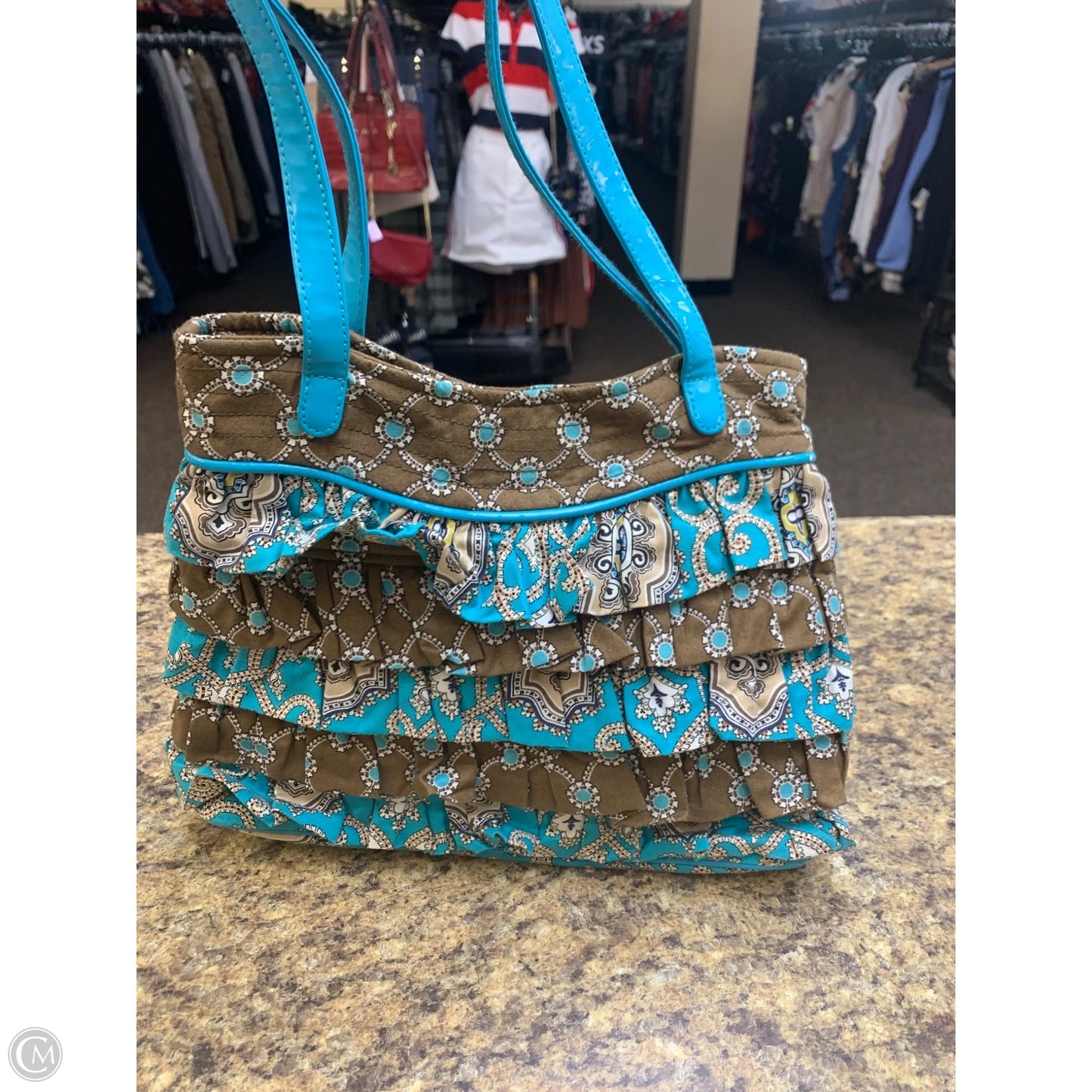Handbag By Vera Bradley, Size: Medium