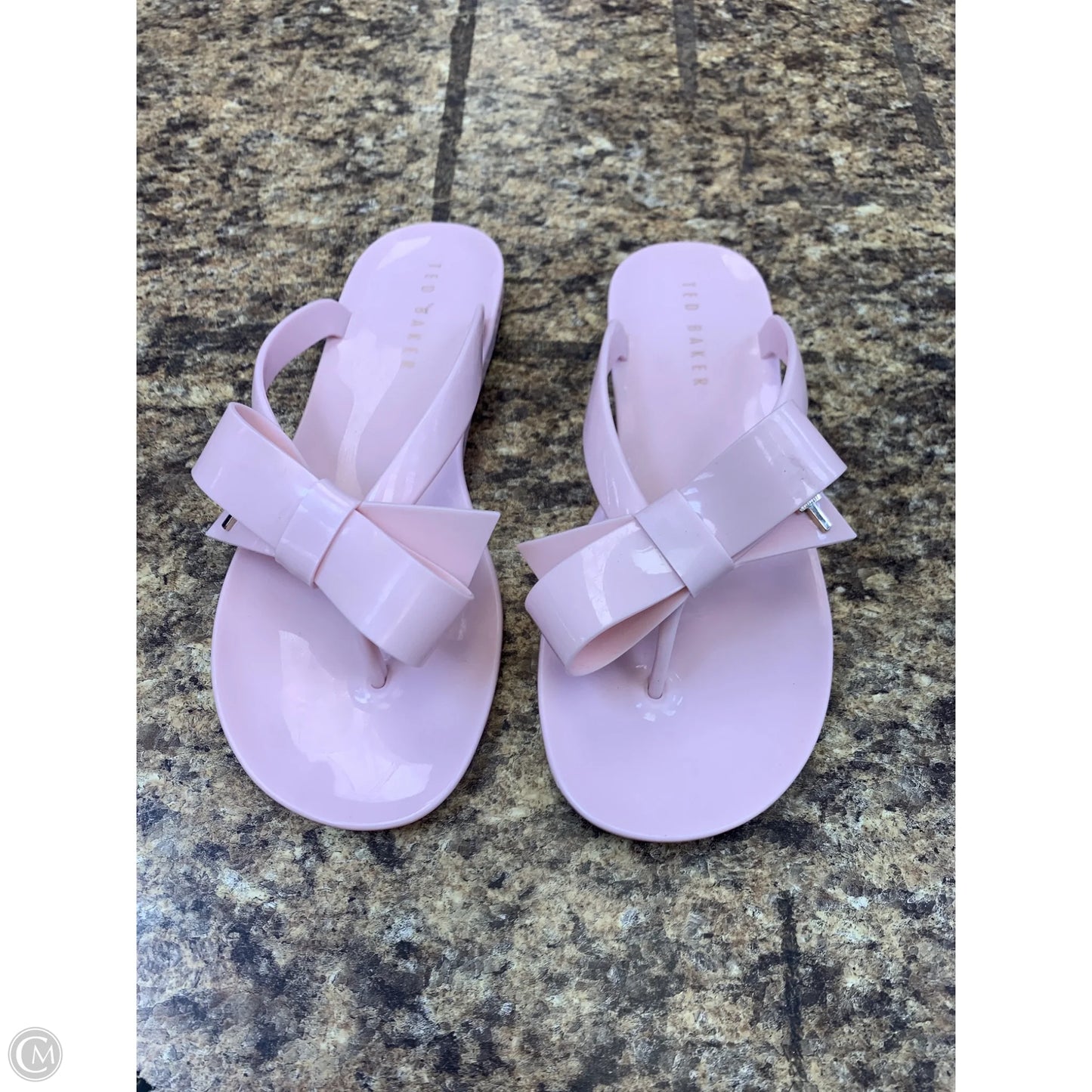 Sandals Flats By Ted Baker In Pink, Size: 7