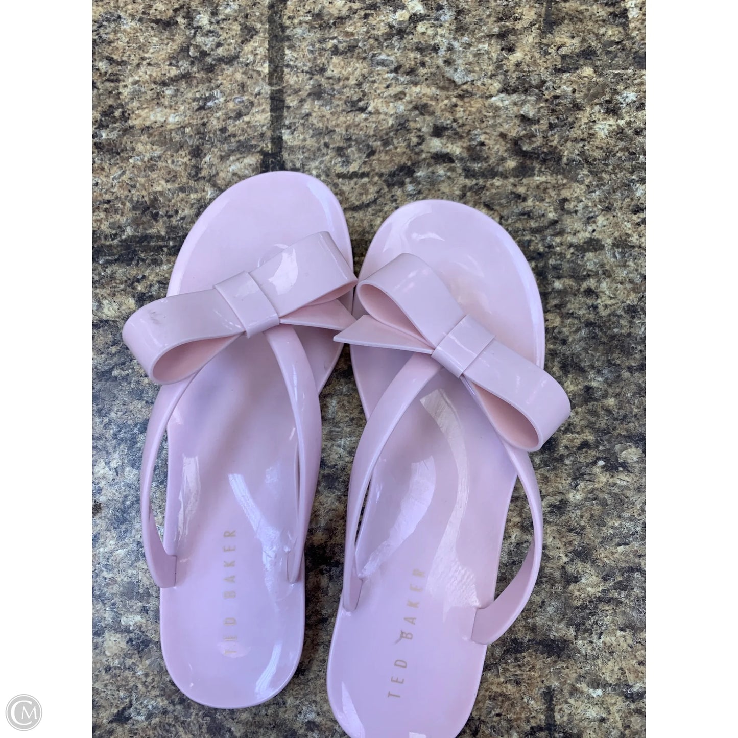 Sandals Flats By Ted Baker In Pink, Size: 7