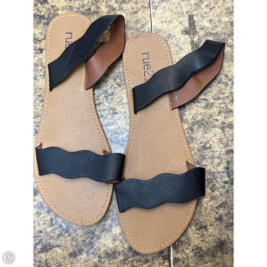 Sandals Flats By Rue 21 In Black, Size: 9