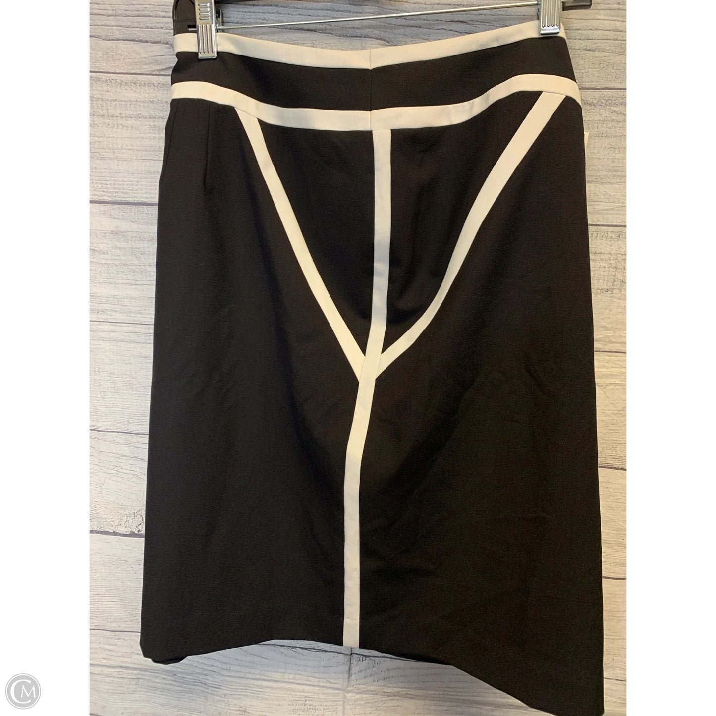 Skirt Midi By Worthington In Black & White, Size: 18