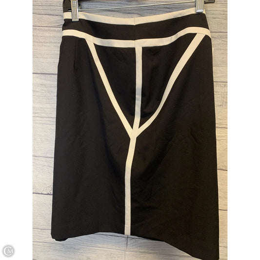 Skirt Midi By Worthington In Black & White, Size: 18