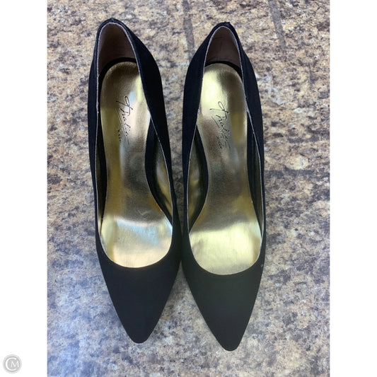 Shoes Heels Kitten By Thalia Sodi In Black & Gold, Size: 7.5