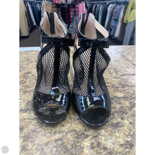 Sandals Heels Stiletto By Isola In Black, Size: 7.5