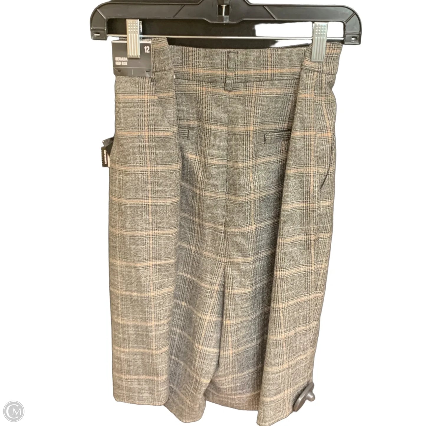 Shorts By Express In Plaid Pattern, Size: 12