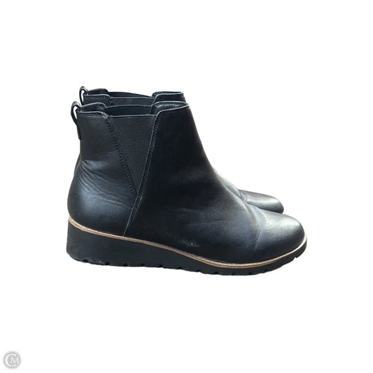 Boots Ankle Flats By St Johns Bay In Black, Size: 11