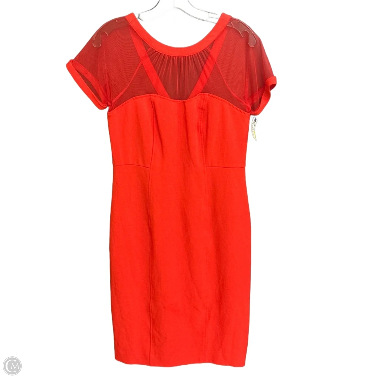 Dress Casual Midi By New York And Co In Red, Size: S