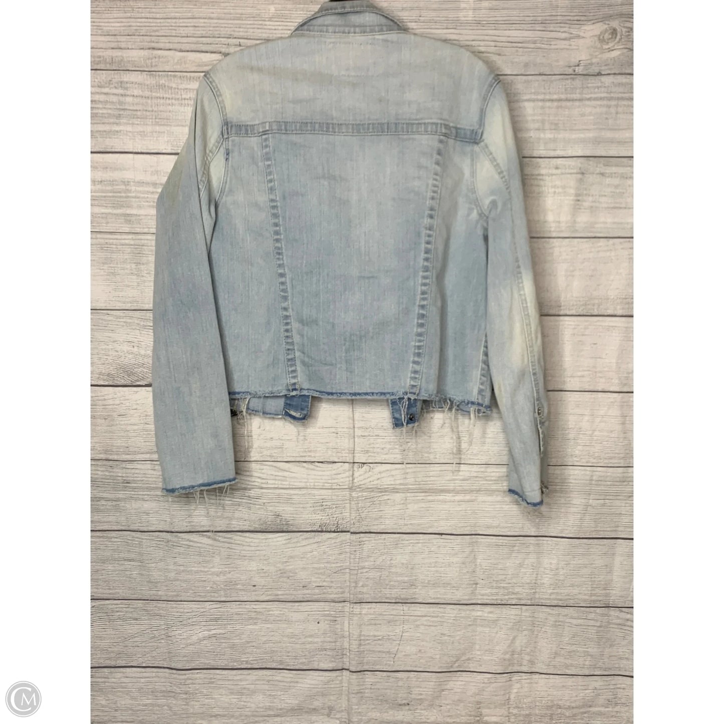 Jacket Denim By True Religion In Blue Denim, Size: M
