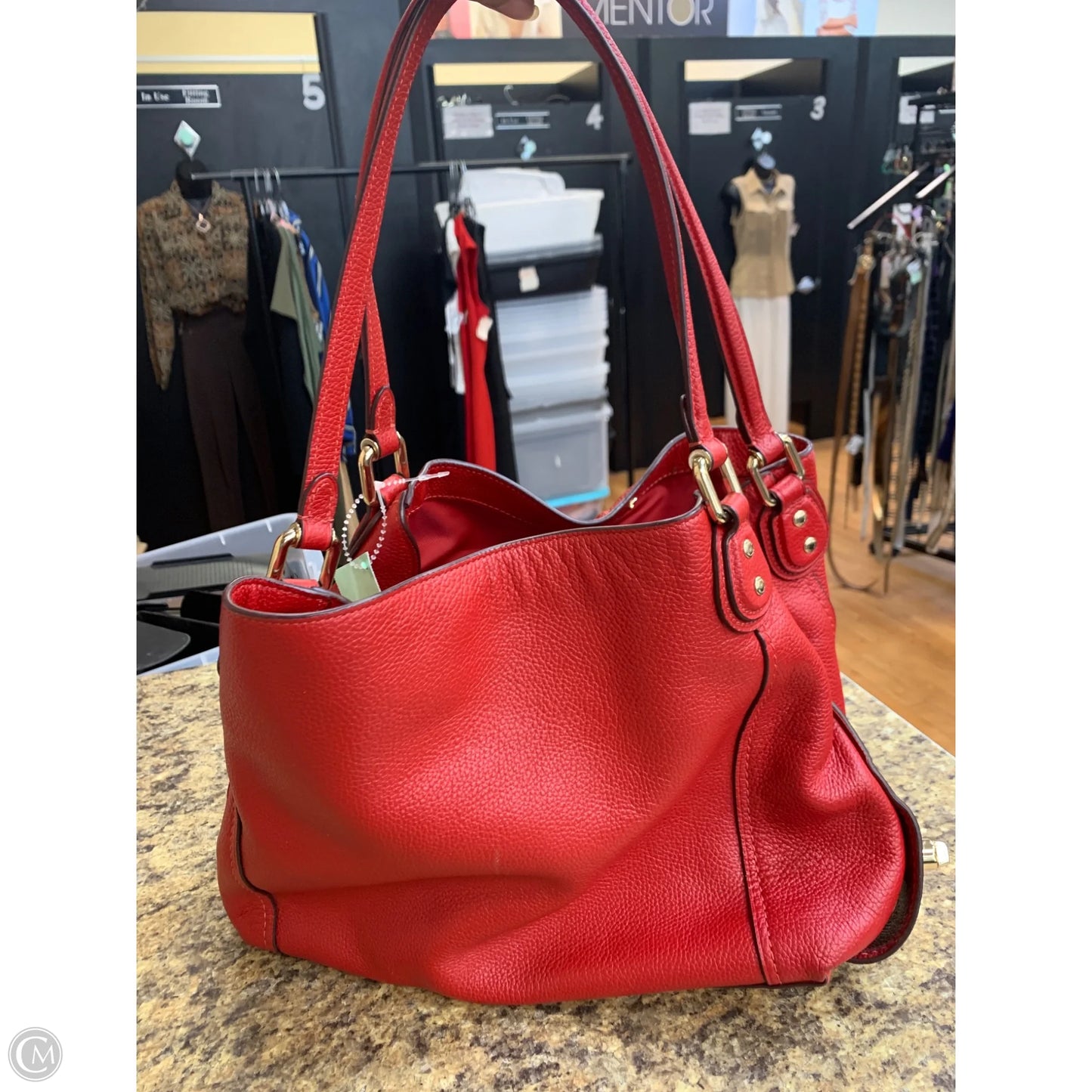 Handbag Designer By Coach, Size: Medium