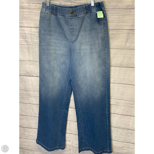 Jeans Wide Leg By Cmf In Blue Denim, Size: Xl