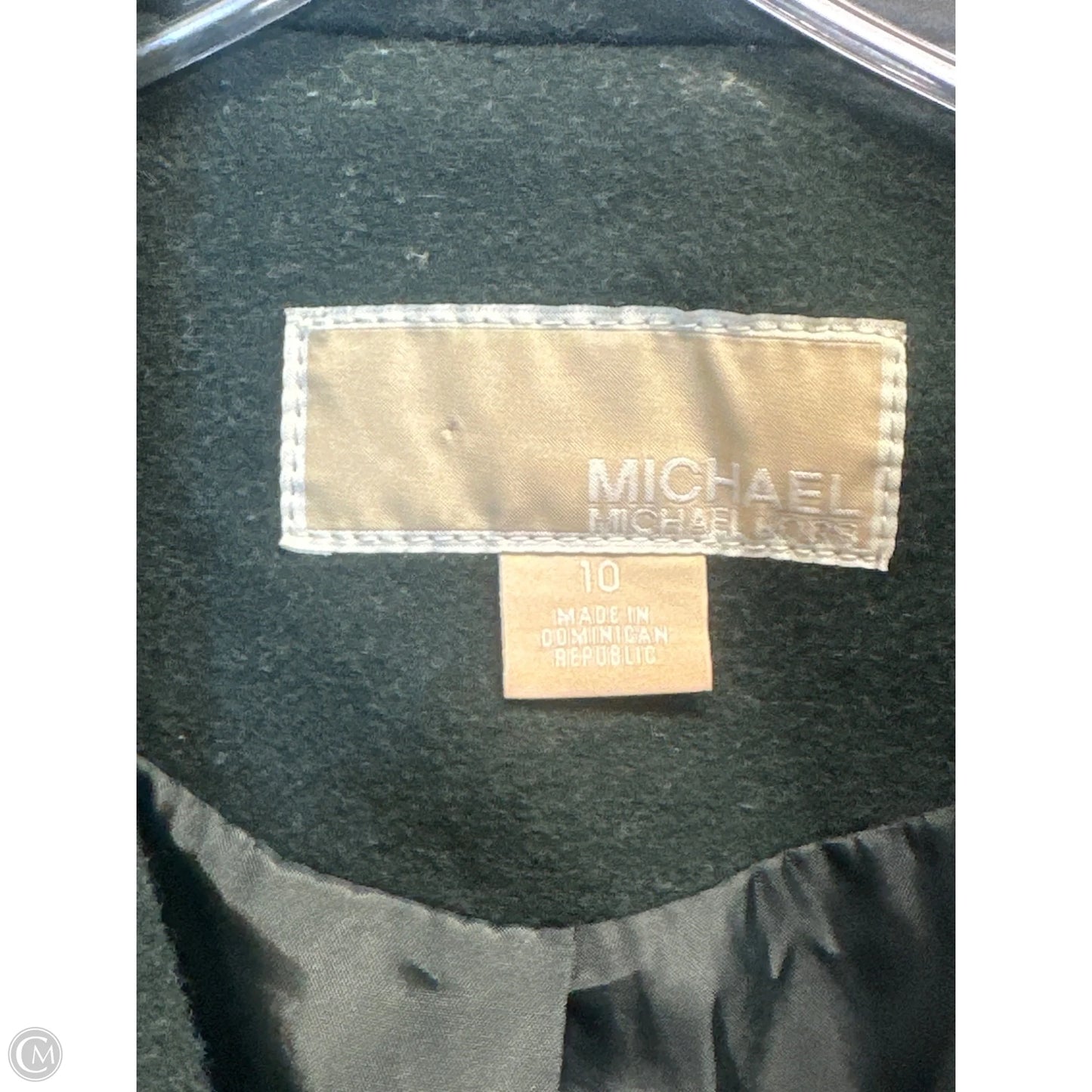 Coat Peacoat By Michael By Michael Kors In Green, Size: 10