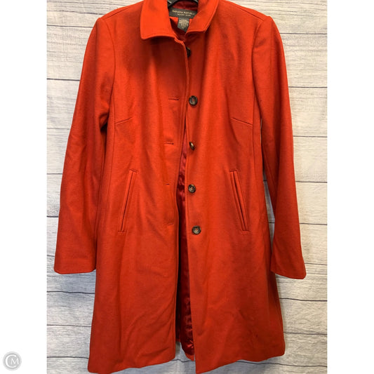 Coat Peacoat By Banana Republic In Orange, Size: Xs
