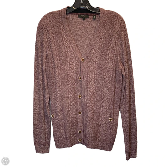 Cardigan By Ted Baker In Maroon, Size: 3x