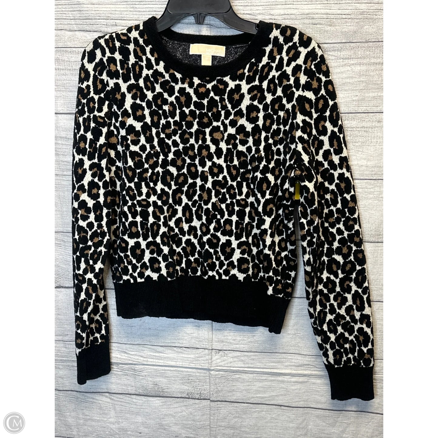 Sweater By Michael By Michael Kors In Leopard Print, Size: M