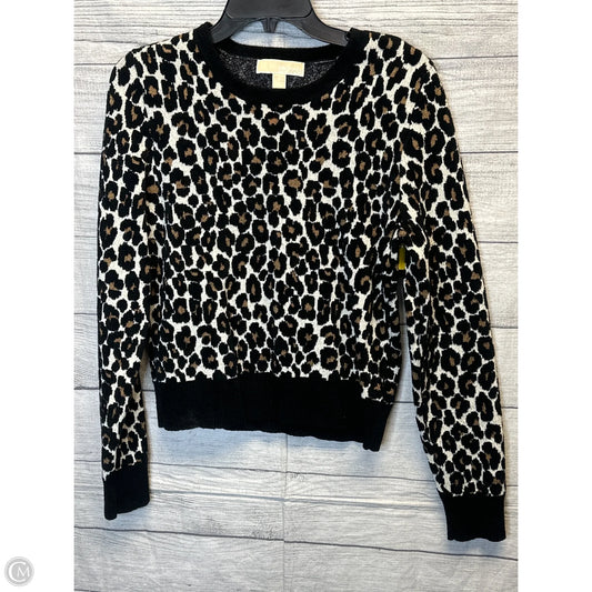 Sweater By Michael By Michael Kors In Leopard Print, Size: M