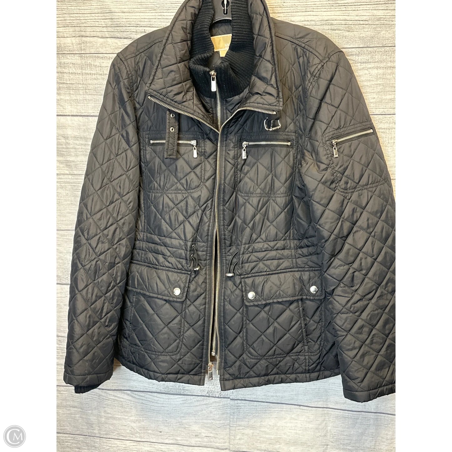 Coat Puffer & Quilted By Michael By Michael Kors In Black, Size: L