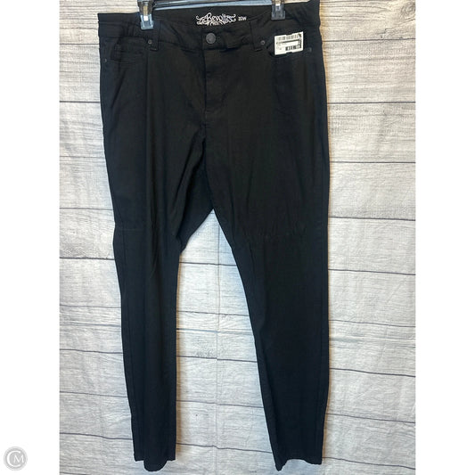 Jeans Skinny By Revolt In Black, Size: 20