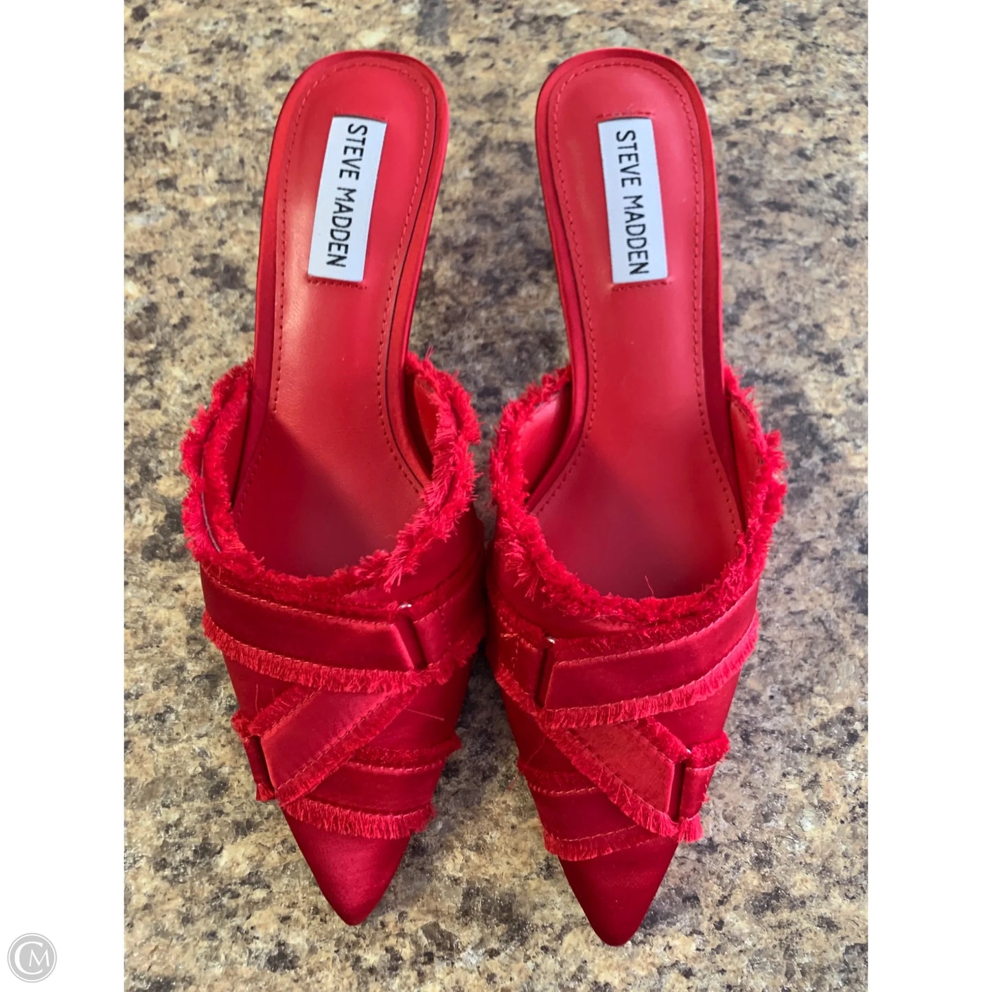 Shoes Heels Kitten By Steve Madden In Red, Size: 7.5