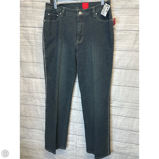 Jeans Skinny By Cristina In Blue Denim, Size: 8