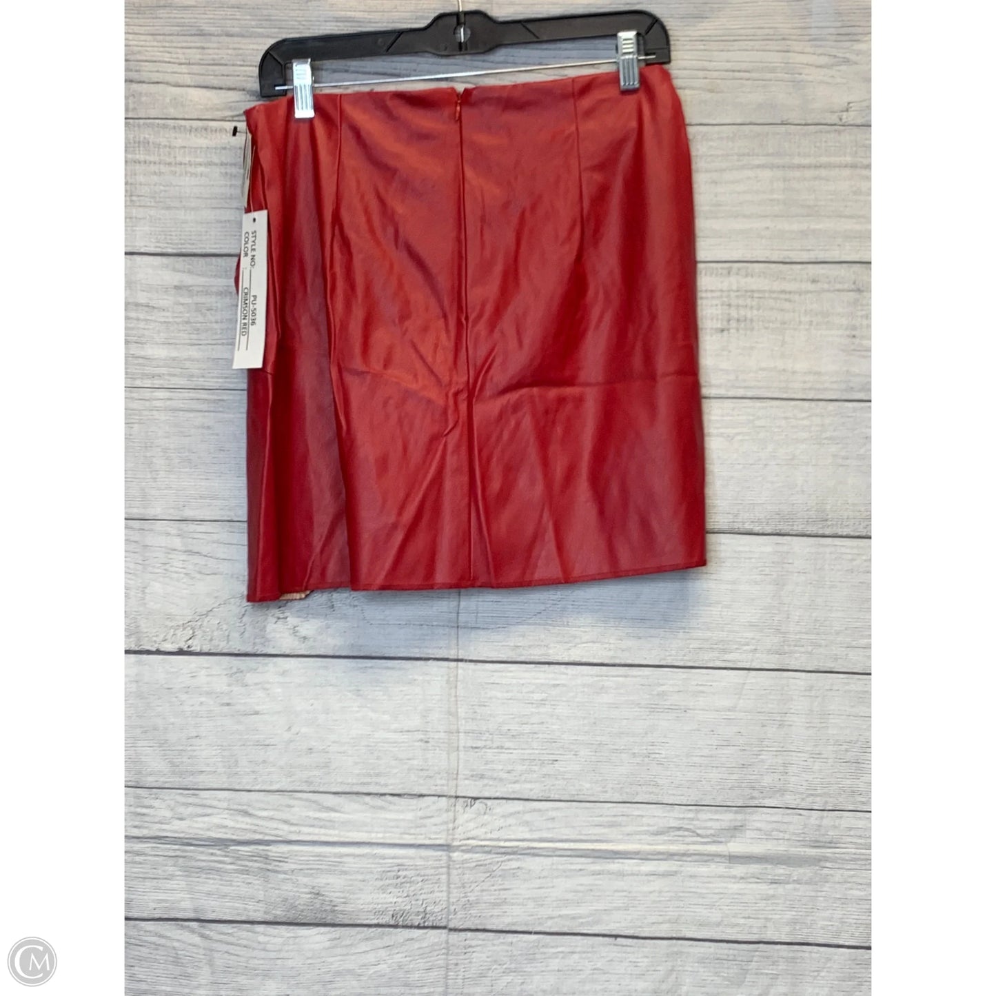 Skirt Mini & Short By Cmf In Red, Size: L