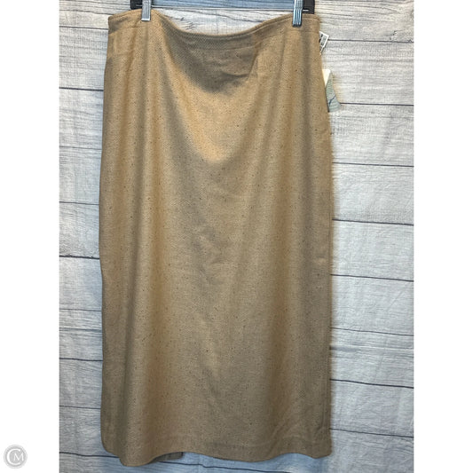 Skirt Maxi By Cmf In Tan, Size: 16