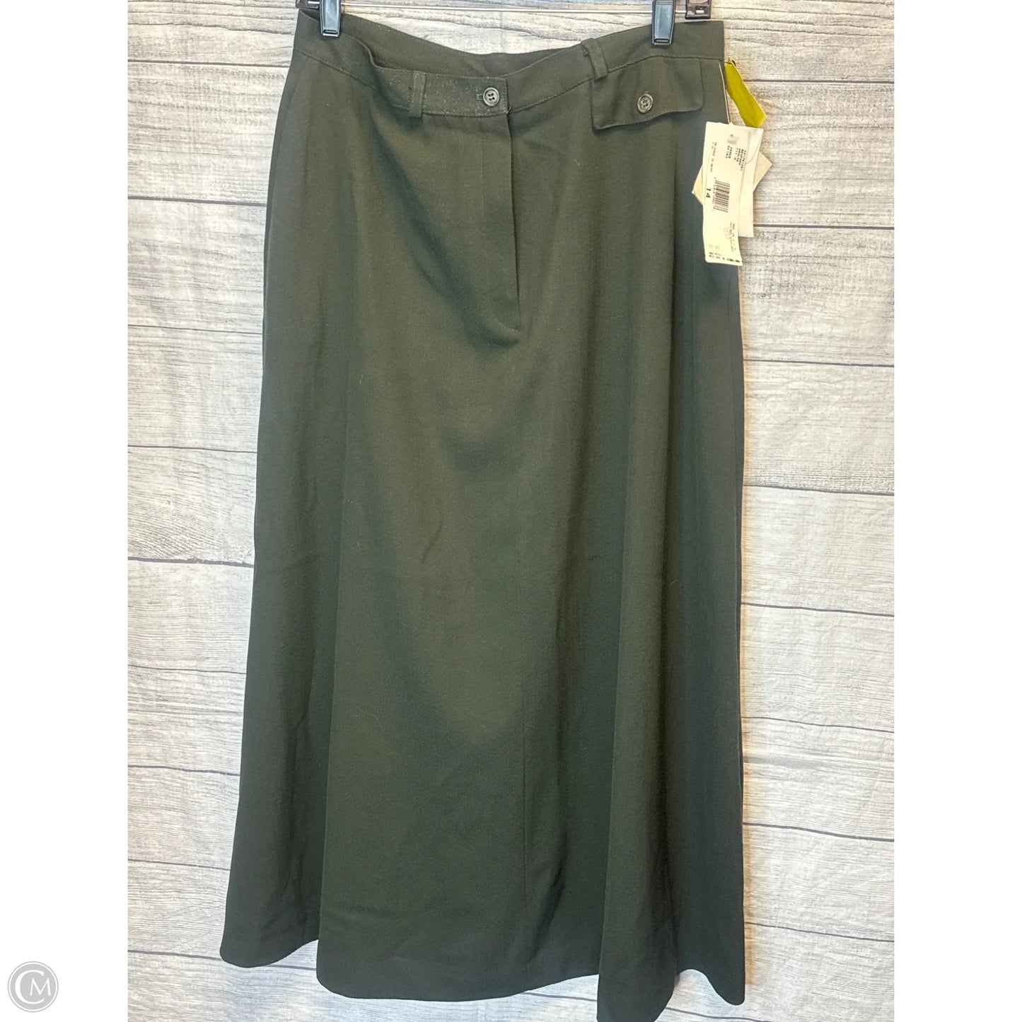 Skirt Maxi By Jones New York In Green, Size: 14