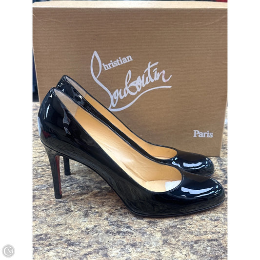 Shoes Luxury Designer By Christian Louboutin In Black, Size: 9