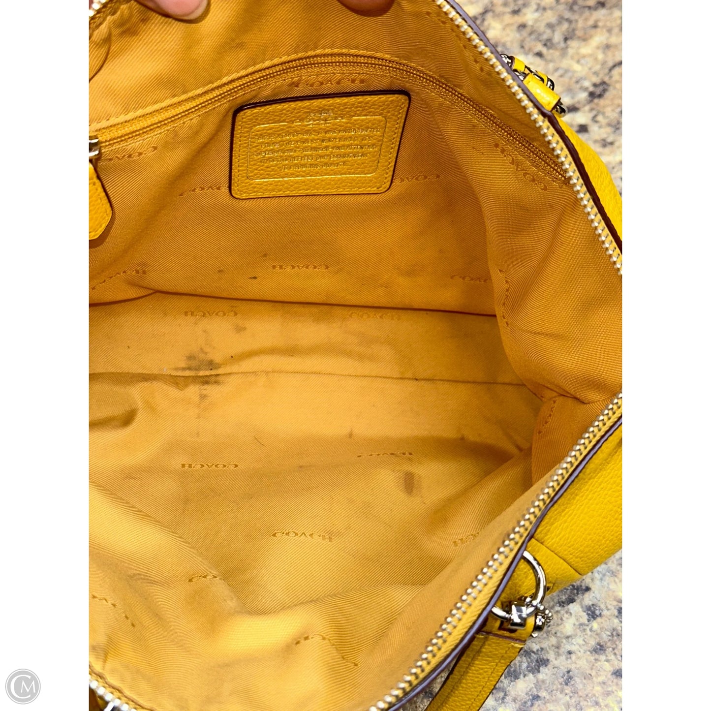 Handbag Designer By Coach, Size: Medium