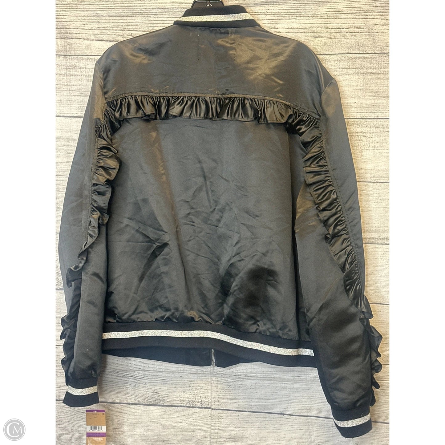 Jacket Other By Rachel Roy In Black & Silver, Size: Xxl