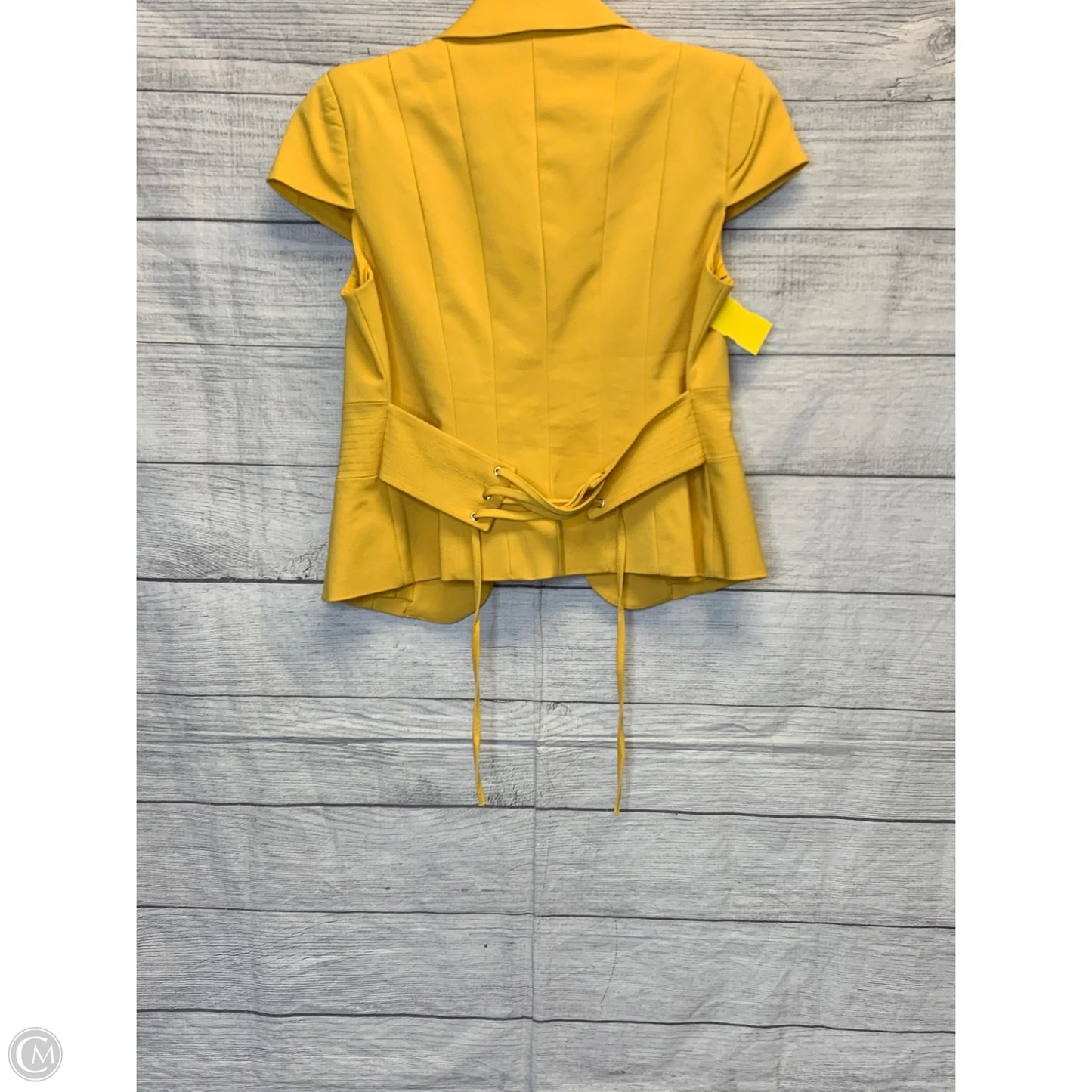 Blazer By New York And Co In Yellow, Size: 8