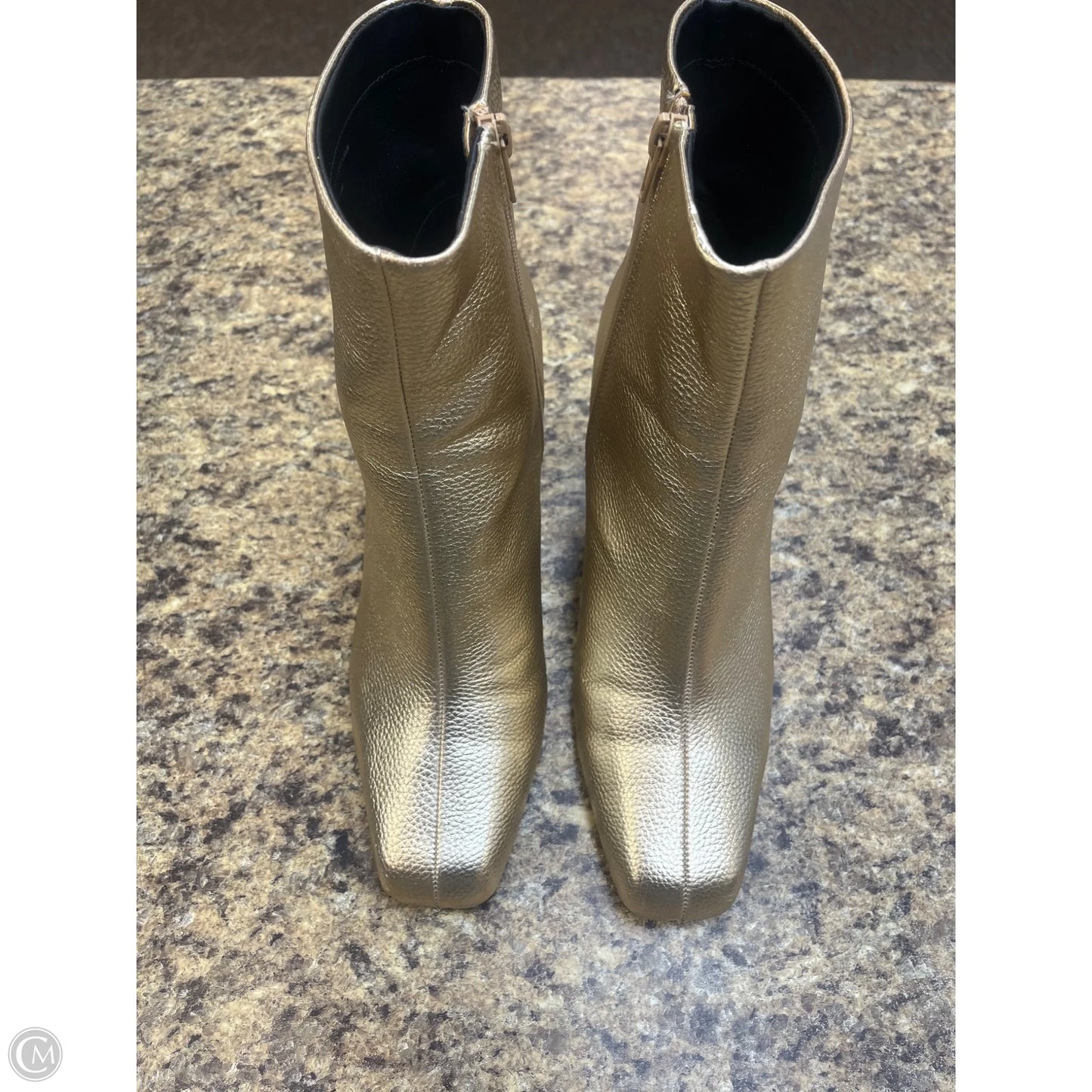 Boots Ankle Heels By Katy Perry In Gold, Size: 11