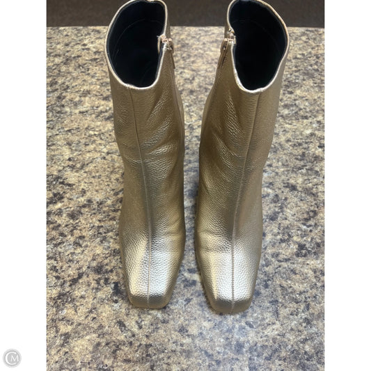 Boots Ankle Heels By Katy Perry In Gold, Size: 11