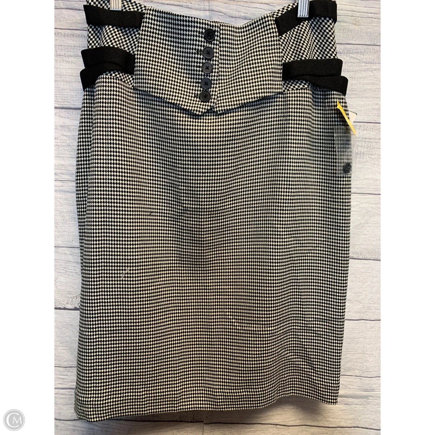 Skirt Midi By Worthington In Black & White, Size: 14