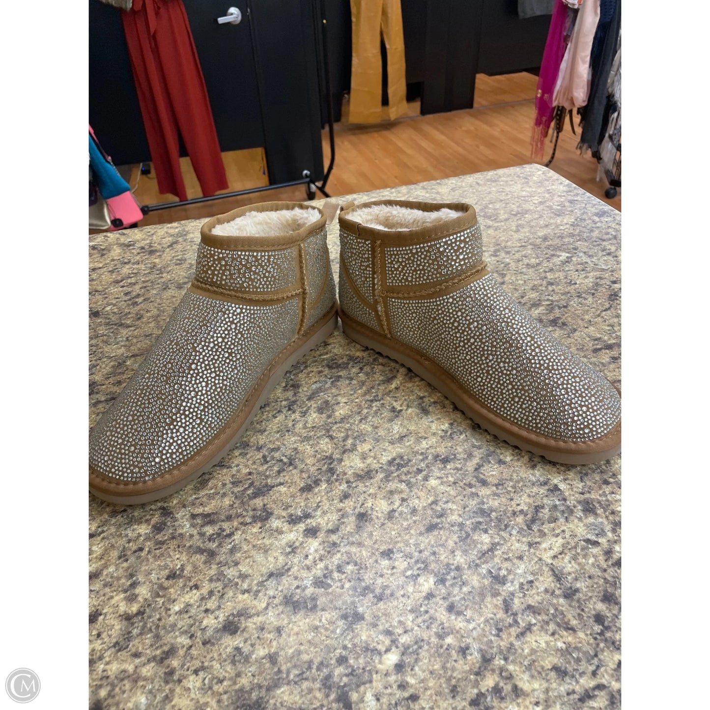 Boots Ankle Flats By Inc In Tan, Size: 11