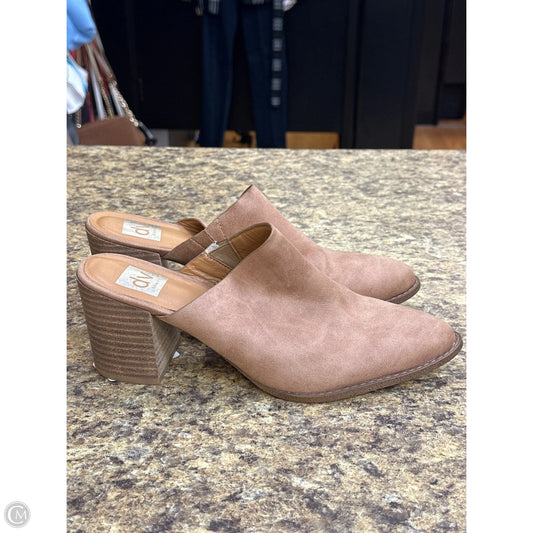 Shoes Heels Block By Dolce Vita In Tan, Size: 10