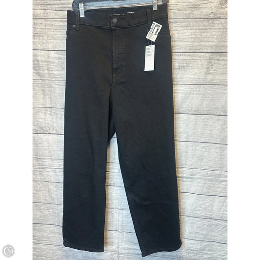Jeans Straight By Old Navy In Black Denim, Size: 20