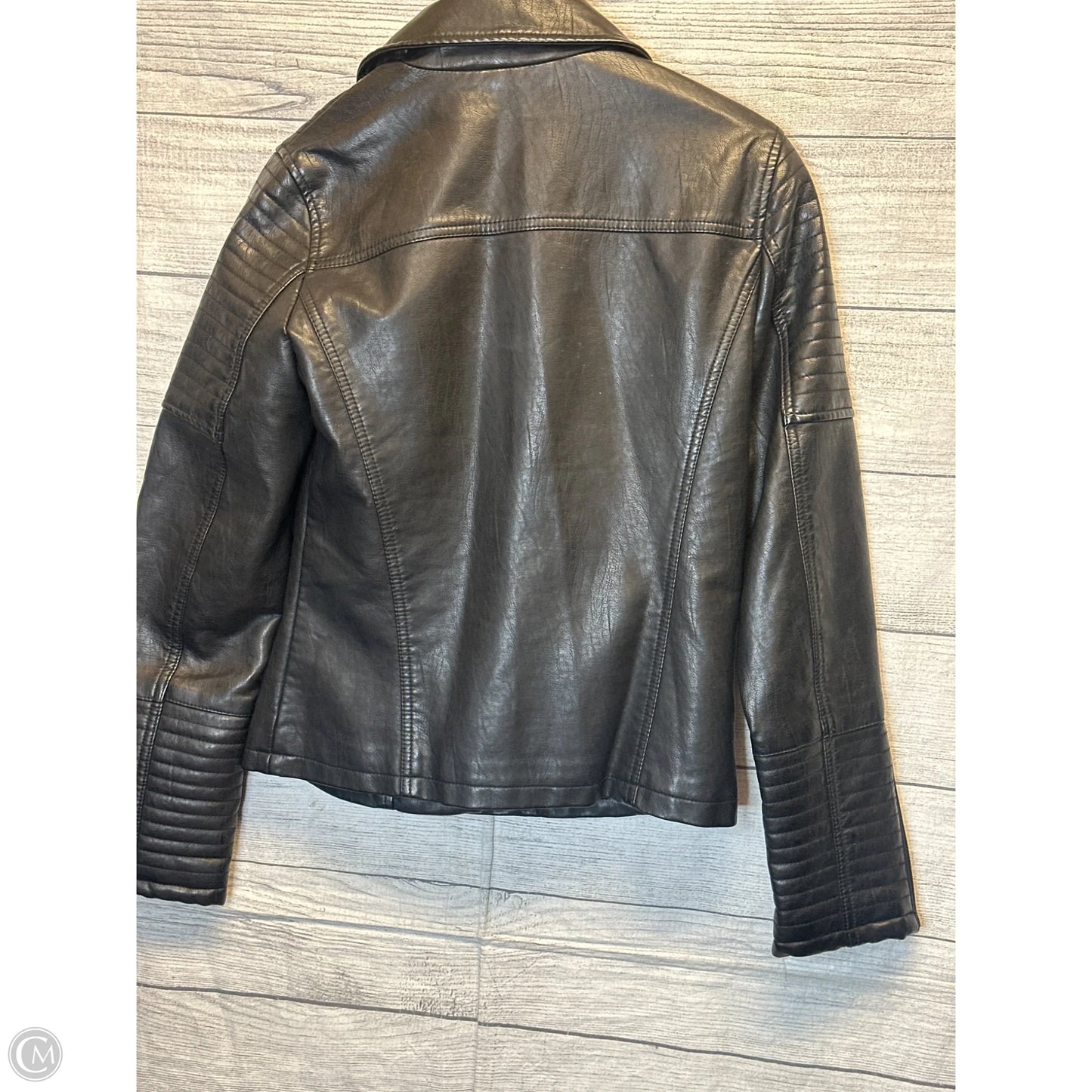 Jacket Moto By Top Shop In Black, Size: 2
