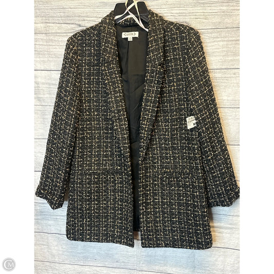 Blazer By Nanette By Nanette Lepore In Black & Gold, Size: M