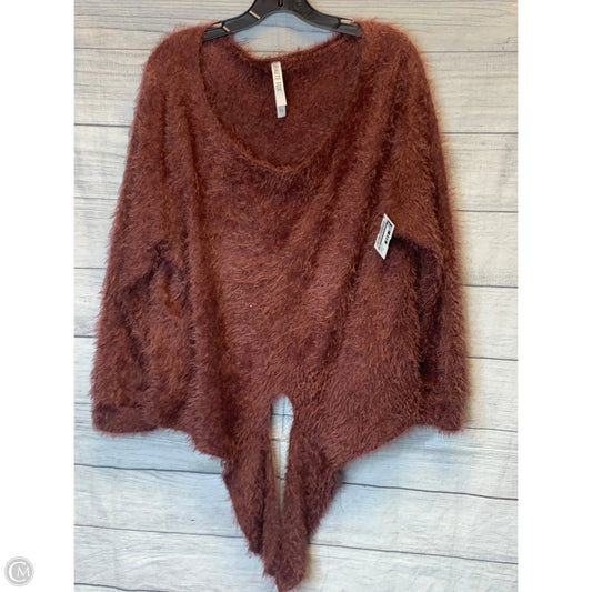 Sweater By Cmf In Maroon, Size: 2x